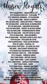 Royal designer inspired perfumes black friday special