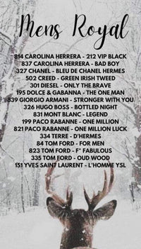 Royal designer inspired perfumes black friday special