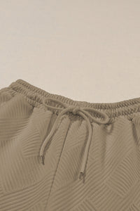 Strawberry Pink Textured Loose Slouchy Long Sleeve Top and Pants Set