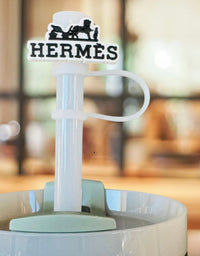 Set of 9 trendy straw covers