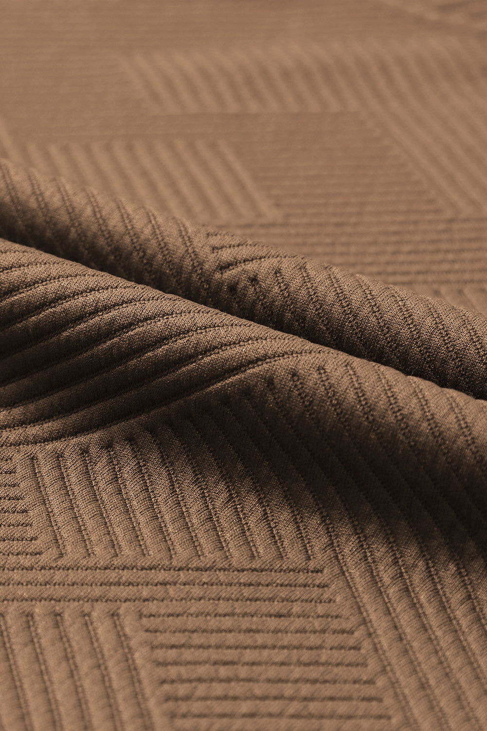 Strawberry Pink Textured Loose Slouchy Long Sleeve Top and Pants Set